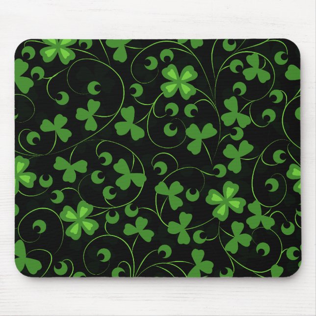 Black Irish Mouse Pad (Front)