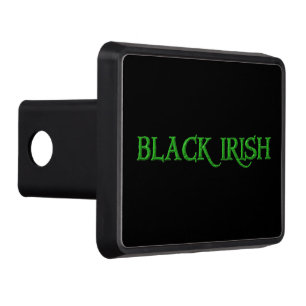 Black Irish word black hitch cover receiver
