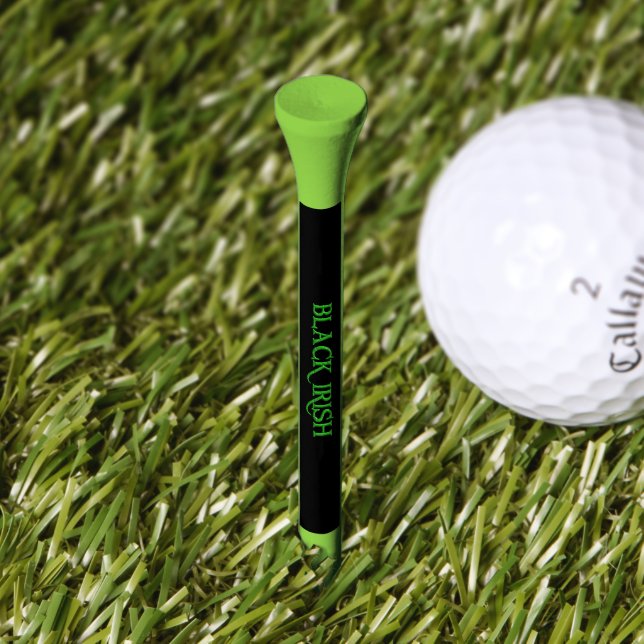 Black Irish word green black green golf tee (Grass)