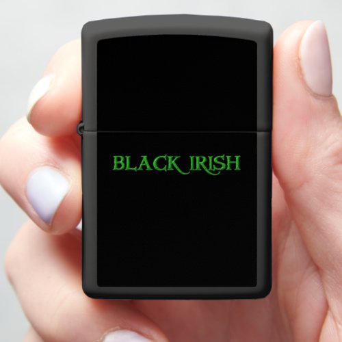 Black Irish Zippo lighter