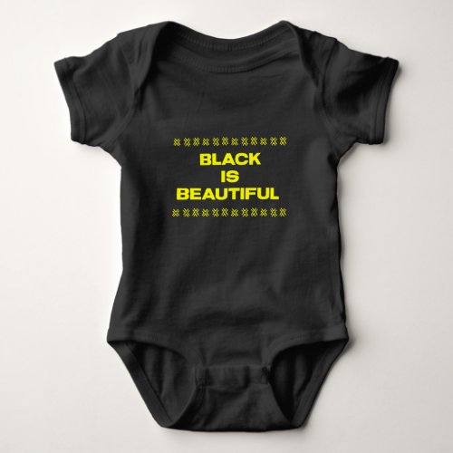 Black Is Beautiful Baby Bodysuit