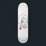 Black Is Beautiful BLM Womens  Skateboard<br><div class="desc">The artwork for this skateboard comes from an original mixed media painting that I created in 2020. To see the original painting follow me on Instagram @AlyMarieArt. Support women in small business when you purchase this skateboard!</div>