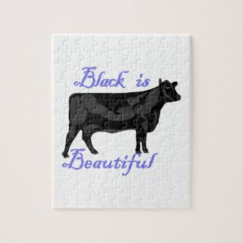Black Is Beautiful Jigsaw Puzzle by Grandslam_Designs at Zazzle