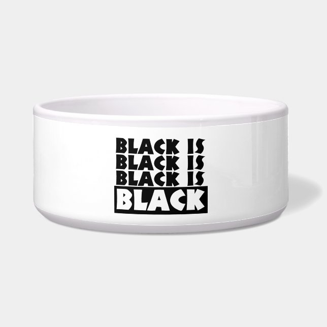 Black Is Black Bowl (Front)