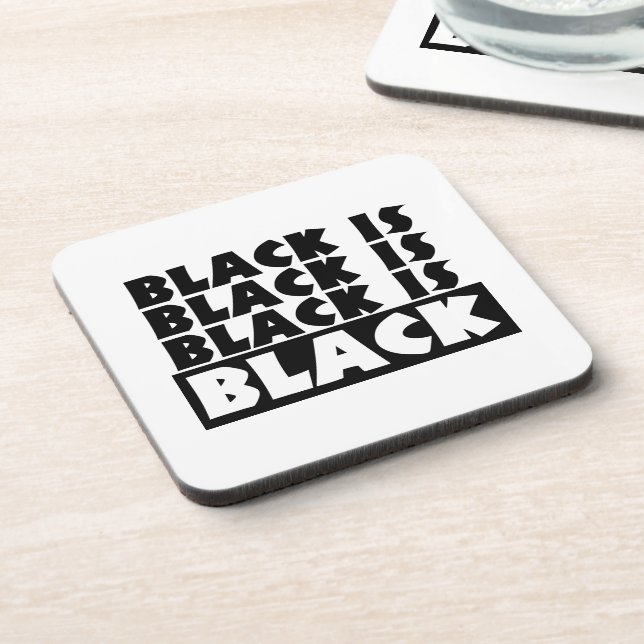 Black Is Black Coaster (Left Side)