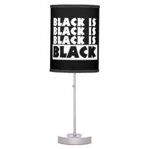 Black Is Black Table Lamp