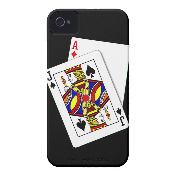 Black Jack iPhone Case iPhone 4 Case Mate Cases