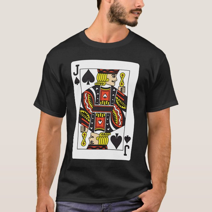Black Jack of Spades T-Shirt | Zazzle.com
