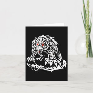 Black Jacob Fatu Wolf Card