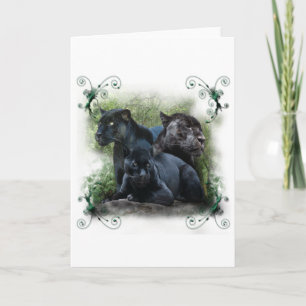 Black Jaguar Holiday Card
