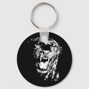 Black Jaguar Keychain