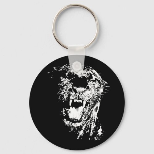 Black Jaguar Keychain