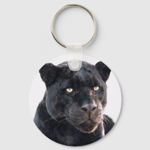 Black Jaguar Keychain