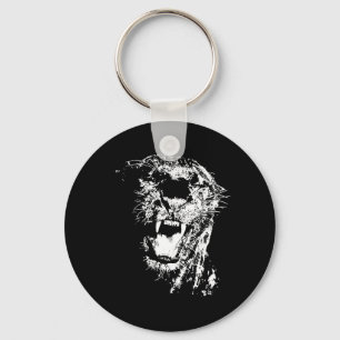 Black Jaguar Keychain