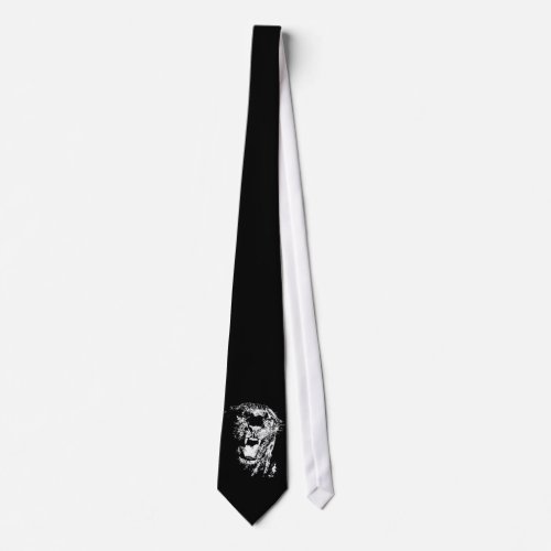 Black Jaguar Neck Tie