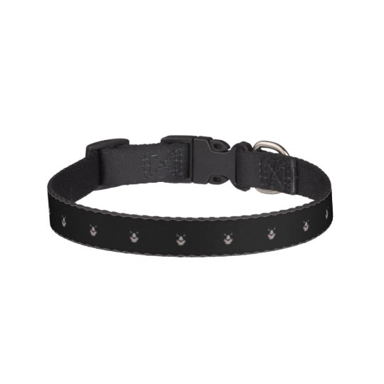 Black Jaguar or panther Big Cat Face Pet Collar