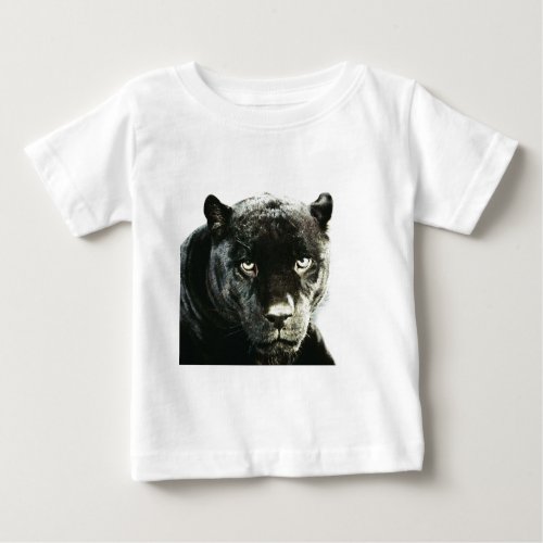 Black Jaguar Panther Baby T_Shirt