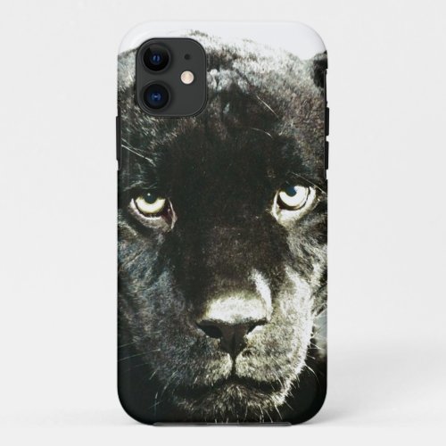 Black Jaguar Panther iPhone 11 Case