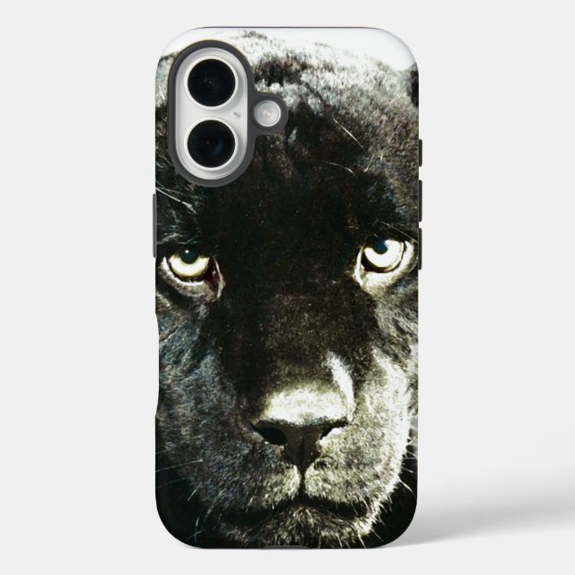 Black Jaguar Panther Case-Mate iPhone Case (Back)