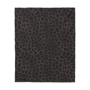 Black Jaguar stain Fleece Blanket