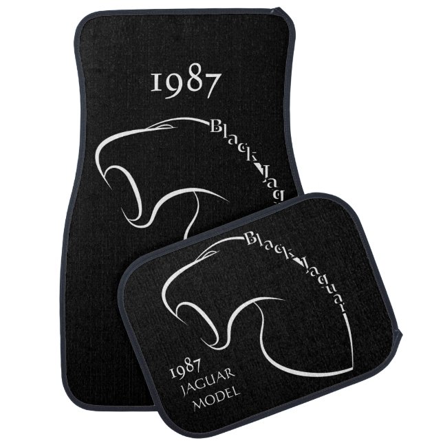 Black Jaguar | Year - Make - Model Car Floor Mat (Set)