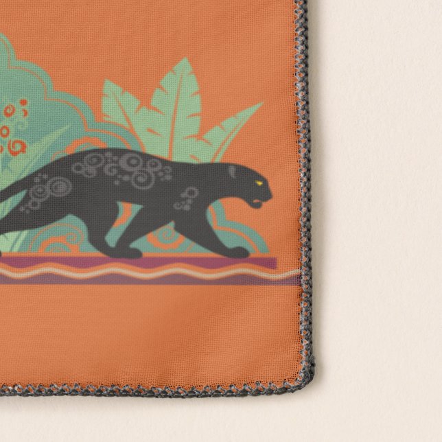 Black Jaguars Scarf (Detail)
