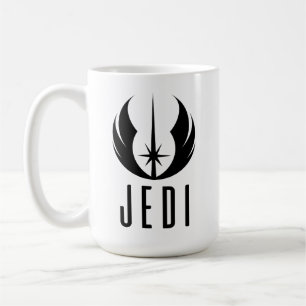 Black Jedi Symbol Coffee Mug