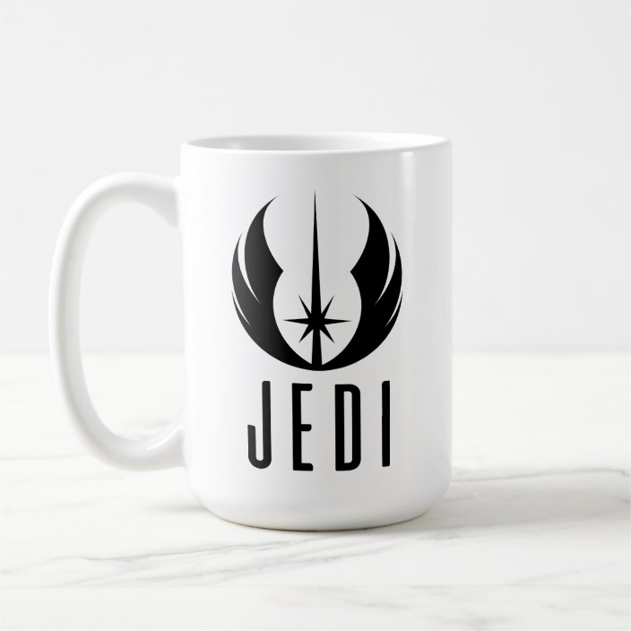 Black Jedi Symbol Coffee Mug