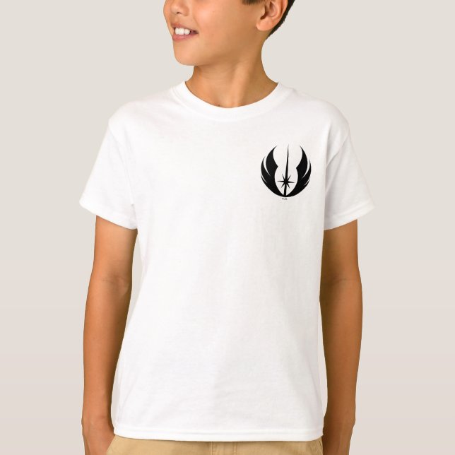Black Jedi Symbol T-Shirt (Front)