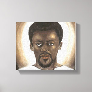 Black Jesus Canvas Print