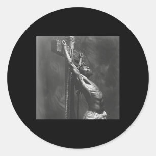 Black Jesus, Christianity, Church, Christ, Jesus 2 Classic Round Sticker