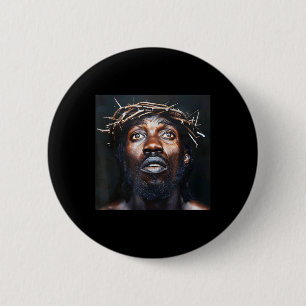 Black Jesus, Christianity, Church, Christ, Jesus _ Button