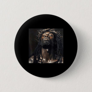 Black Jesus, Christianity, Church, Christ, Jesus _ Button