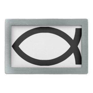 black Jesus fish Belt Buckle