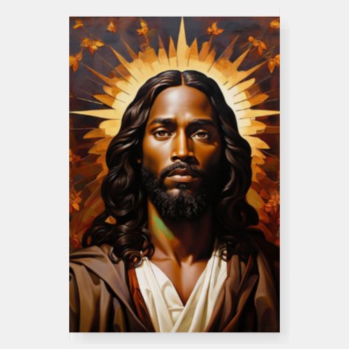 Black Jesus Foam Board