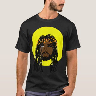 Black Jesus Locs African American Religious T-Shirt