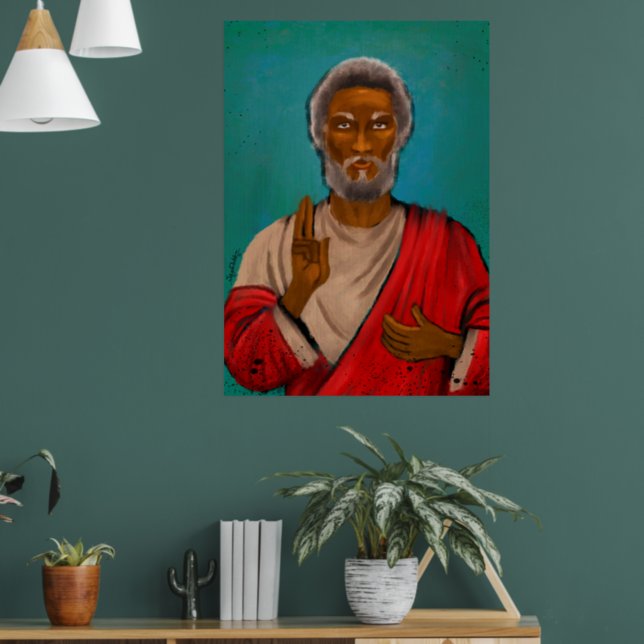 Black Jesus Poster | Zazzle