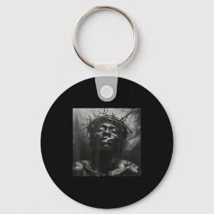 Black Jesus Smokes, Christianity, Church, Christ, Keychain