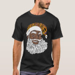 Black Jolly Santa Design African American Santa Ke T-Shirt