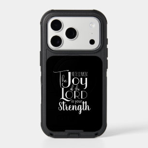 Black Joy the Lord Christian Bible Verse Cute iPhone 17 Pro Case