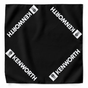 Black Kenworth Bandana