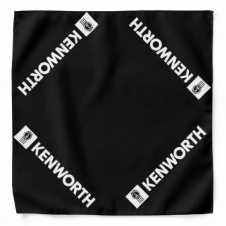Black Kenworth Bandana