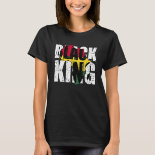 Black King Africa Map Black History Month Africa P T-Shirt