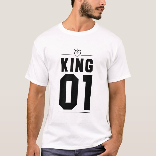 Black King and Queen 01 T-Shirt (Front)