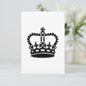 Black king crown (Standing Front)