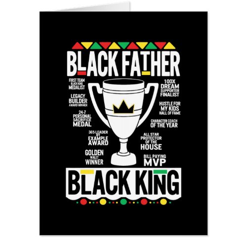 Black King Father Card