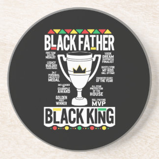 Black King Father Coaster