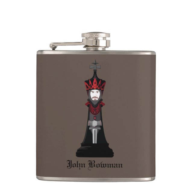 Black King Flask (Front)
