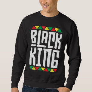 Black King for Boys Men History Month Melanin Gift Sweatshirt