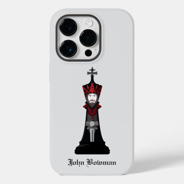 Black King / Personalized name Case-Mate iPhone Ca Case (Back)